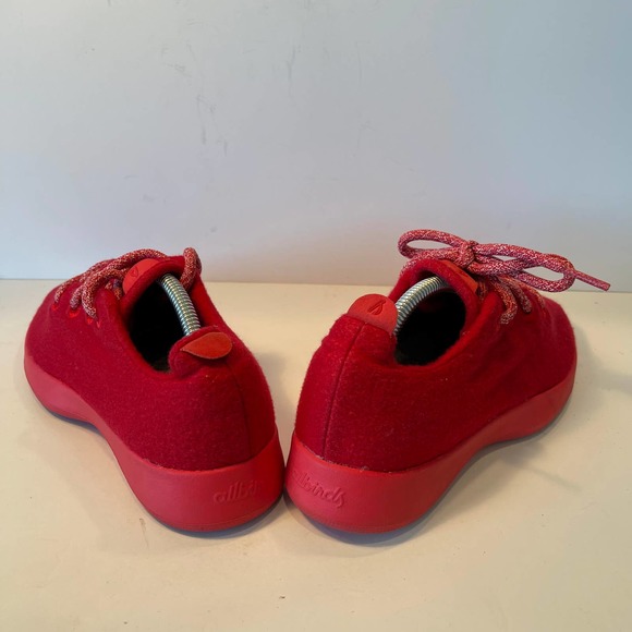 Allbirds Women's Wool Runners Kea Red Sneaker Shoes US 7 - Picture 4 of 8